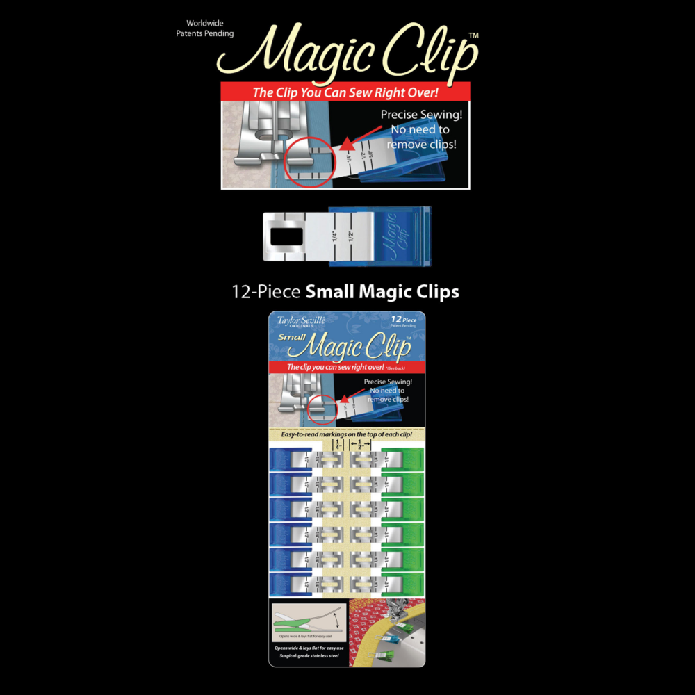 MAGIC CLIPS SMALL 12 PCS.