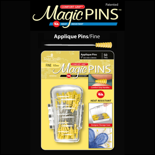 MAGIC PINS APPLIQUE FINE 50 PCS. - min 2 packs