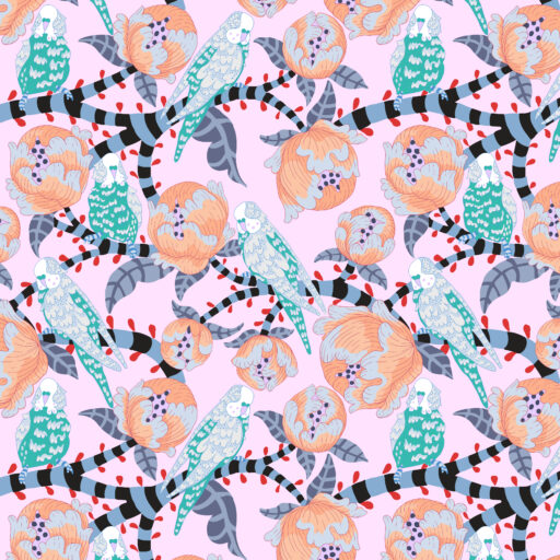 Budgie Breath - Turquoise - PWPE005.TURQUOISE