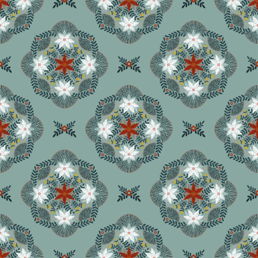 Flowers in the Thicket - PWCD177.XTEAL