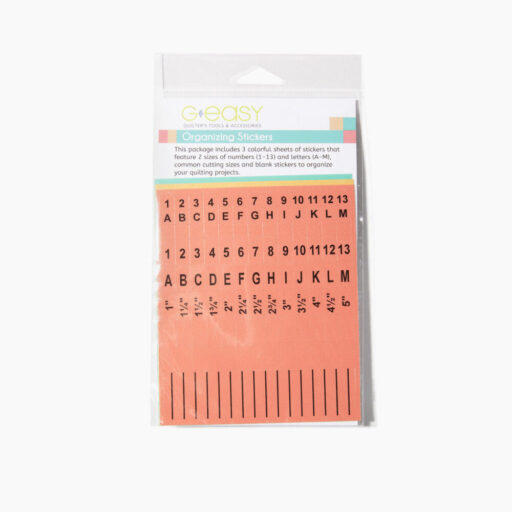 GE. ORGANIZING STICKERS - GE-1102