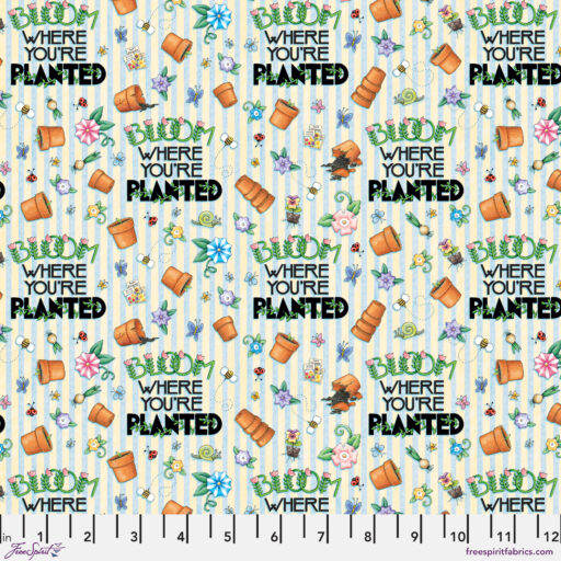 Bloom Where You're Planted - Blue - PWMY057.BLUE