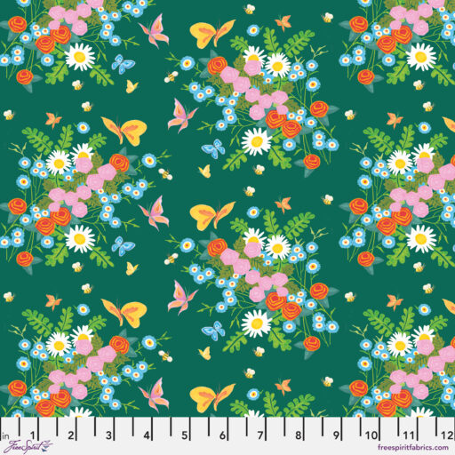 Butterfly Bouquet - Green - PWMY060.GREEN