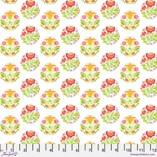 Florist Motif - White - PWMY064.WHITE
