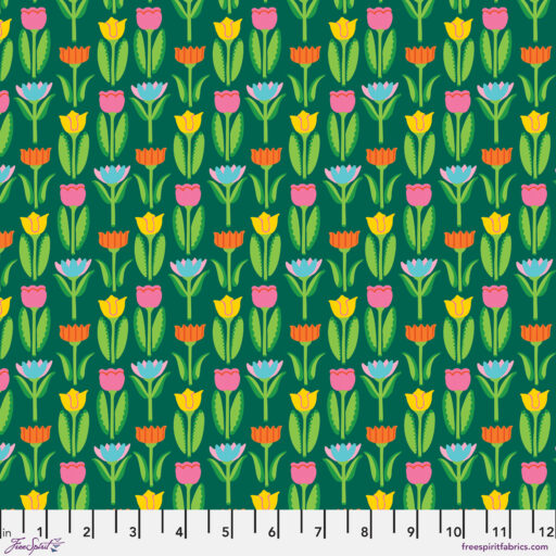 Marching Tulips - Green - PWMY070.GREEN