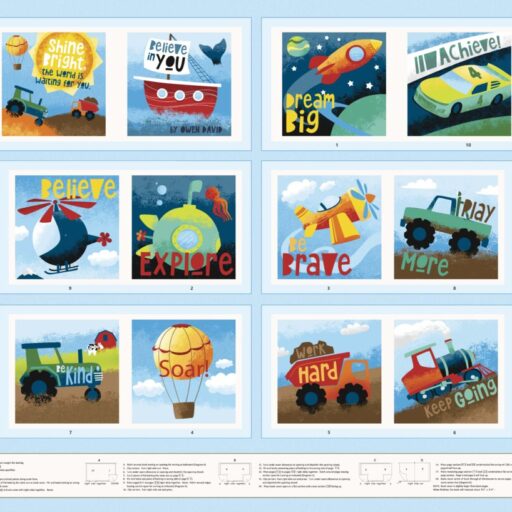 Believe in You - Book Panel - Sky Blue - 1100BPH-11