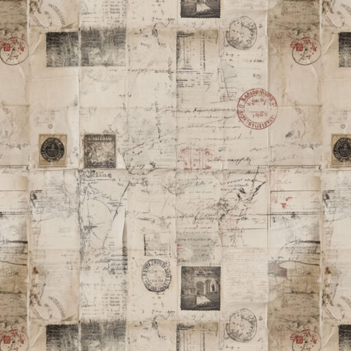 Postmarks 108 Inch - Cream - 1145-14