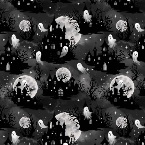 Spooky Castle - Black - 1154G-99