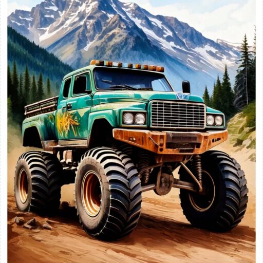Monster Truck Panel - Savanna - 1233PH-37