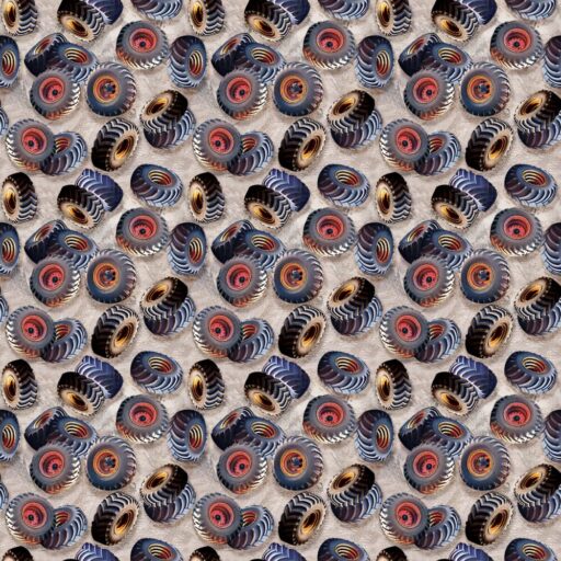Tossed Tires - Gravel  - 1237-90