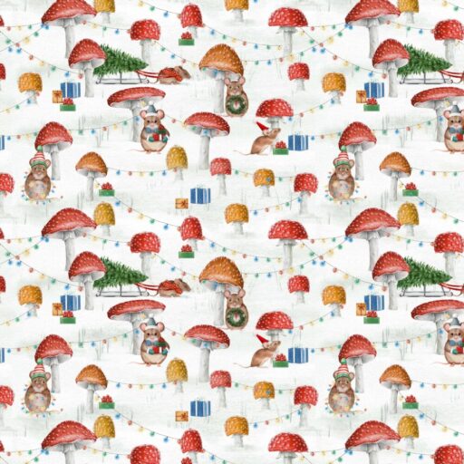 Mice and Mushroom Scenic - Multi - 1313-108