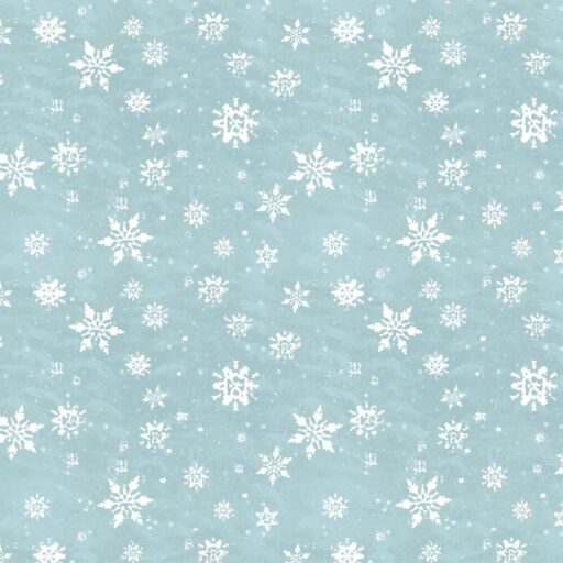 Snowflake Allover - Sky - 1318-78