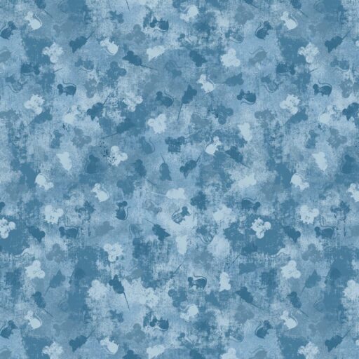 Tonal Mice Allover - Blue - 1319-71