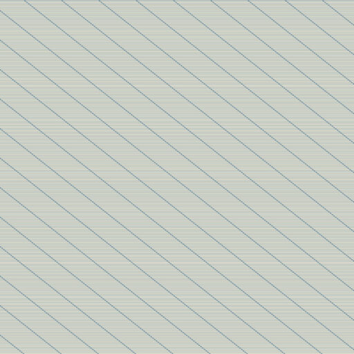 Diagonal Ticking Stripe - Cream Medium Blue - 1480-47
