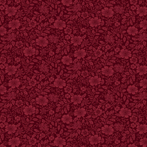 Woodblock Vine - Red - 1586-88