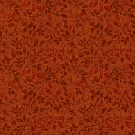 Small Scattered Leaves - Pumpkin - 1588-35