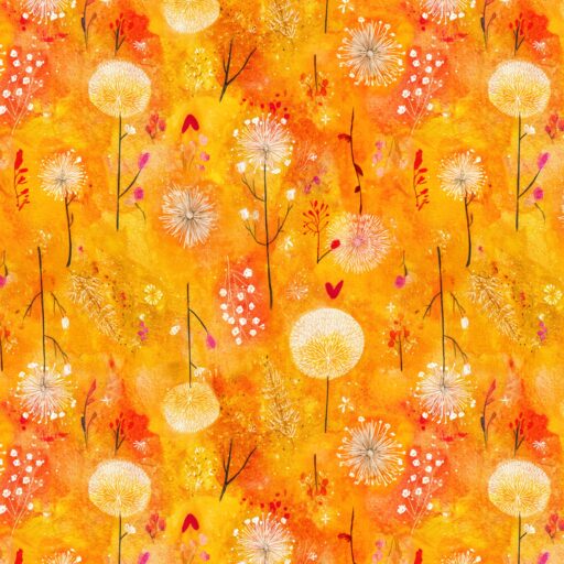 Dandelions - Tangerine - 1781-31