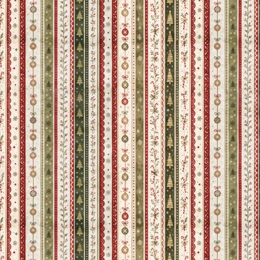Christmas Ribbon Stripe - Christmas - 1796F-102