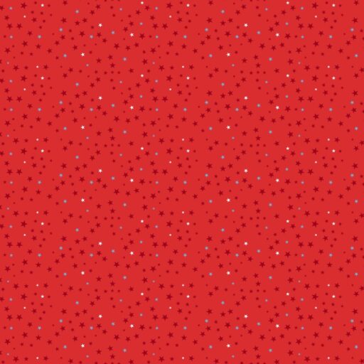 Scattered Stars - Cherry Red - 1848-88