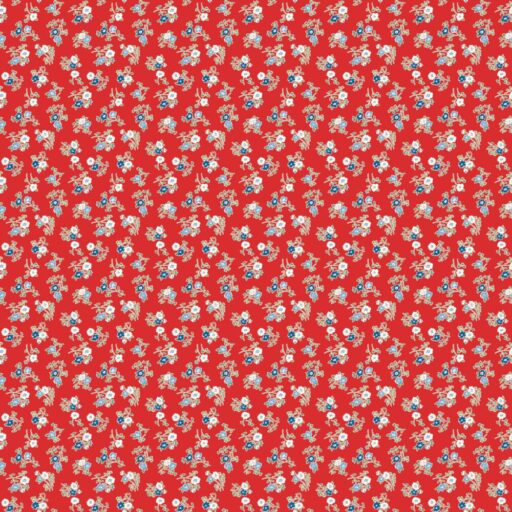 Ditsy Floral - Cherry Red - 1849-88