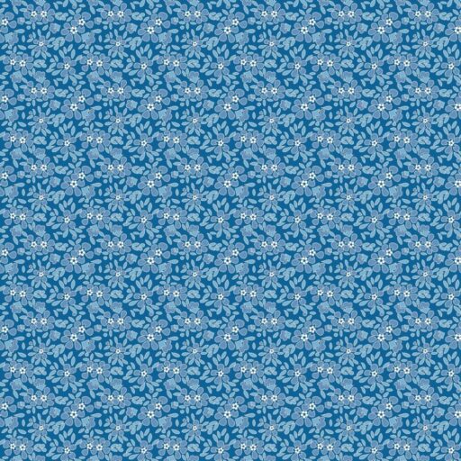Floral Silhouettes - Cyan - 1853-77