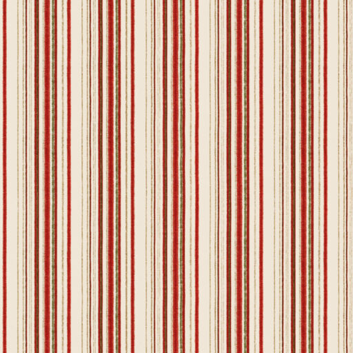 Texture Stripe - Red & Cream - 2203-08