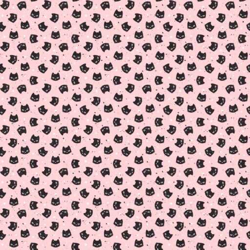 Cat Face Design - Pink - 2362-22
