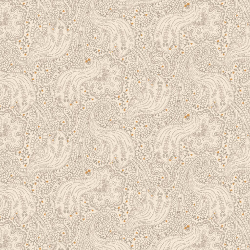 Paisley Ghosties - Cream - 2908-40