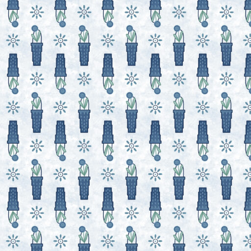 Tall Baskets - Pale Blue - 3097-17