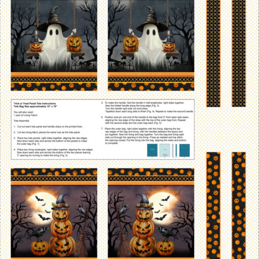 Trick or Treat Bags - Black Multi - 3236PH-99