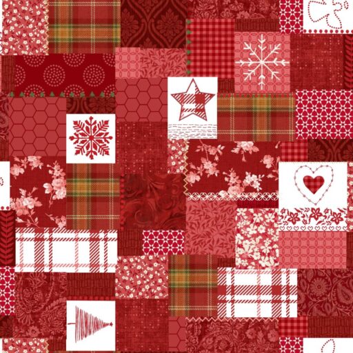 Patchwork - Red - 3274-82