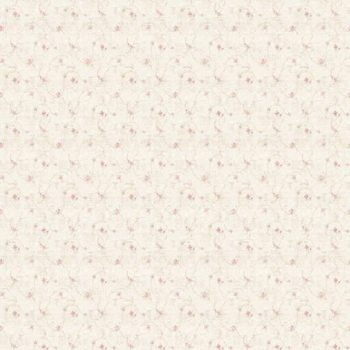 Small Roses and Notes - Cream - 3445-14