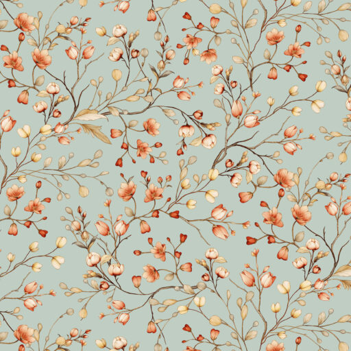 Allover Small Flower - Spa Blue - 3757-17