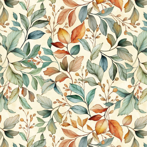 Leaf Toss - Cream - 3759-44