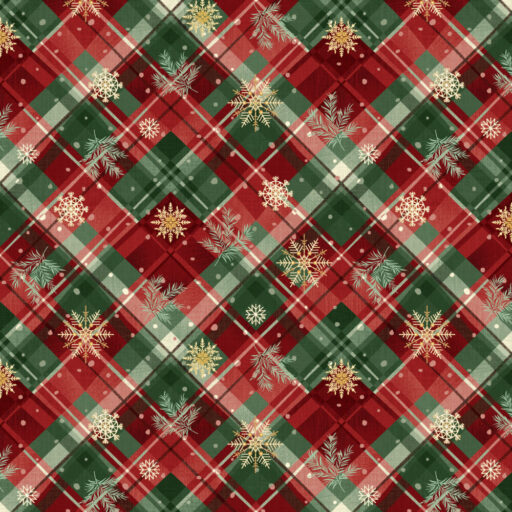 Plaid - Green Red - 3797-68