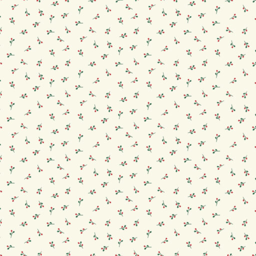 Berry Sprig - Cream - 3798-44