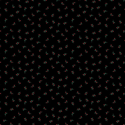 Berry Sprig - Black - 3798-99