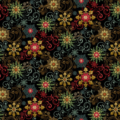 Snowflake Multi - Black Multi - 3800-99