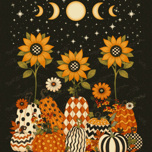 Panel - Black/Pumpkin - 5572FPH-93
