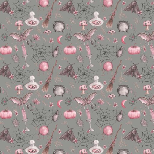 Botanical Bewitchment - Dark Grey - 5835-93