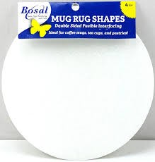67.MRS.12 Bosal rug shapes-fusible 8";67.MRS.12"