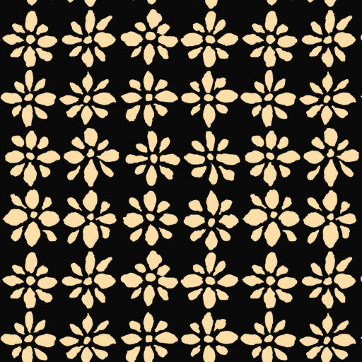 Snow Flower - PWBM094-BLACK