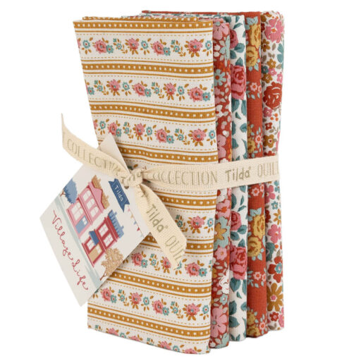 300274 Fat Quarter Bundle - Rust/Ochre