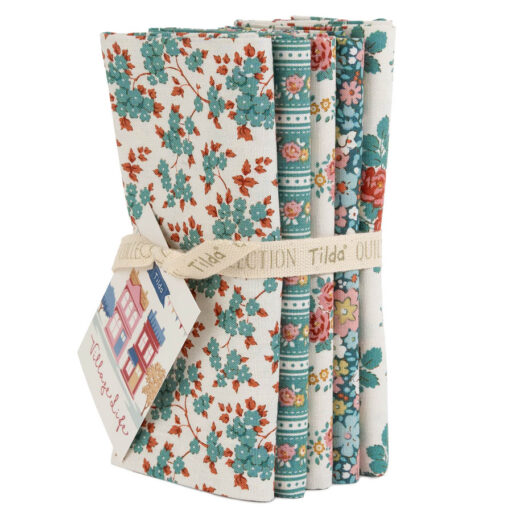 300275 Fat Quarter Bundle - Petrol/Teal