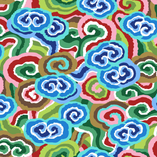 Cloud Scrolls - PWPJ138.BLUE