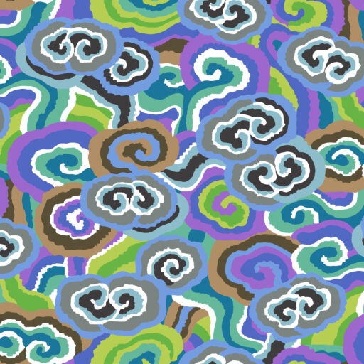 Cloud Scrolls - PWPJ138.CONTRAST