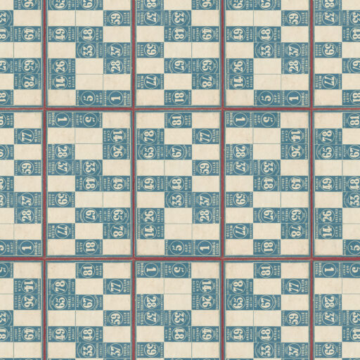 Blue Numbers Blue - PWTH286.CBLUE