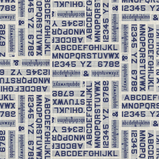 Indigo Typography Indigo - PWTH295.CINDIGO