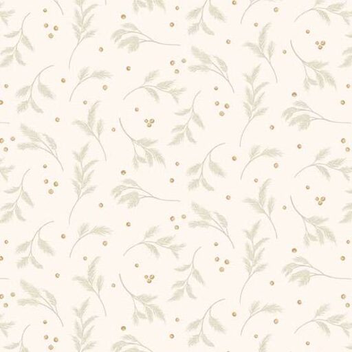 Tundra Sprigs - Winter Linen - 10637-L