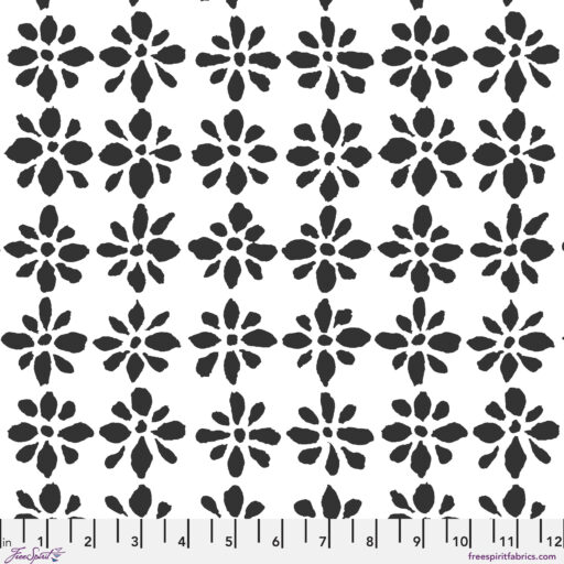 Snow Flower - White Black - PWBM094.WHITEBLACK